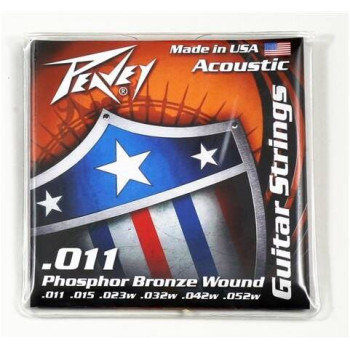 PEAVEY Phosphor Bronze-Balanced 11s - Струны