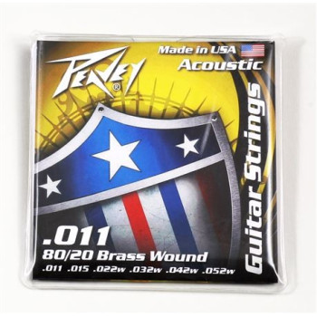 PEAVEY 80/20 Acoustic Brass Wound Strings 11s - Струны PEAVEY 80/20 Acoustic Brass Wound Strings 11s - Струны