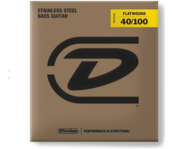 DUNLOP BASS FLATWND LG SCALE 40/100-4/SET DBFS40100 - Струны