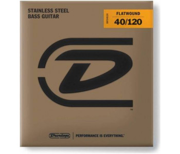 DUNLOP BASS FLATWND LG SCALE 40/120-5/SET DBFS40120 - Струны