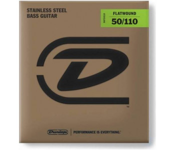 DUNLOP BASS FLATWND LG SCALE 50/110-4/SET DBFS50110 - Струны