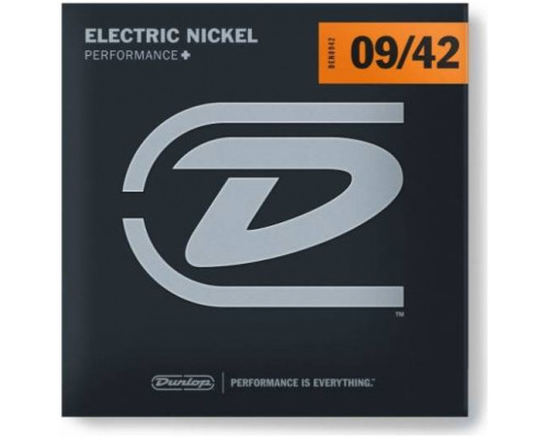 DUNLOP EG-NKL 09/42-6/SET - набор струн для электрогитары, никель, 9-42