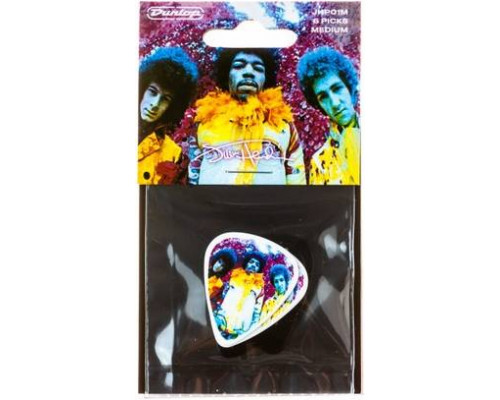 DUNLOP HENDRIX EXPERIENCED?- упак. 6 шт - Набор медиаторов