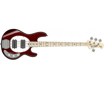 STERLING StingRay HH Candy Apple Red - Бас-гитара 4 струны