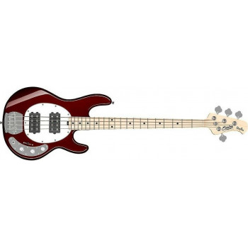 STERLING StingRay HH Candy Apple Red - Бас-гитара 4 струны