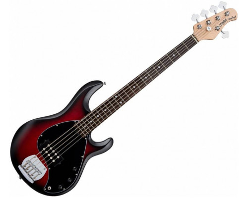 STERLING StingRay5 HH Ruby Red Burst - Бас-гитара 5 струн