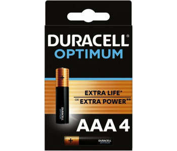 DURACELL LR03-4BL Optimum уп 4 шт - Батарейка тип AAA Дюраселл