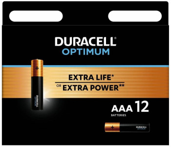 DURACELL LR03-12BL Optimum уп 12 шт - Батарейка тип AAA