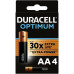 DURACELL LR6-4BL Optimum уп 4 шт - Батарейка тип AA DURACELL LR6-4BL Optimum уп 4 шт - Батарейка тип AA