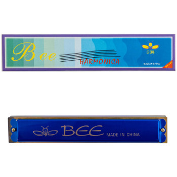 BEE DF24-1 BLUE - Губная гармоника тремоло BEE DF24-1 BLUE - Губная гармоника тремоло