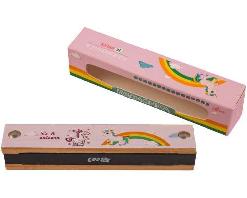 BEE DF16W PINK - Губная гармоника тремоло BEE DF16W PINK - Губная гармоника тремоло