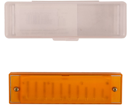 BEE DF10A-3 ORANGE - Губная гармоника диатоническая BEE DF10A-3 ORANGE - Губная гармоника диатоническая