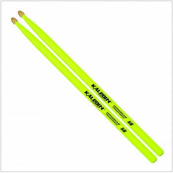 KALEDIN DRUMSTICKS 5B флуорисцентные - Барабанные палочки граб