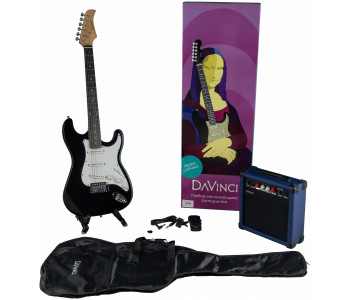 DAVINCI SET-100 BK - Электрогитара в наборе