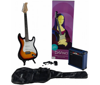 DAVINCI SET-100 SB - Электрогитара в наборе