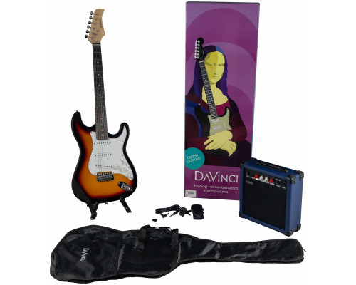 DAVINCI SET-100 SB - Электрогитара в наборе