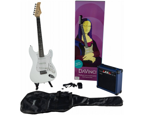 DAVINCI SET-100 WH - Электрогитара в наборе