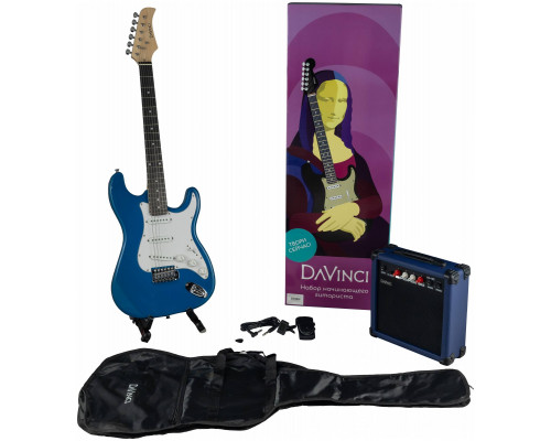 DAVINCI SET-100 BL - Электрогитара в наборе