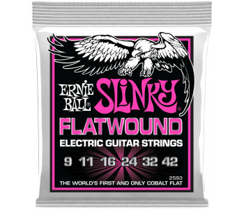 ERNIE BALL 2593 Slinky Flatwound Super 9-42 - Струны для электрогитары