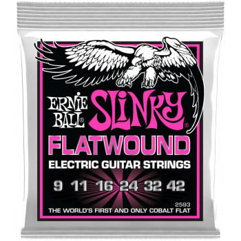 ERNIE BALL 2593 Slinky Flatwound Super 9-42 - Струны для электрогитары