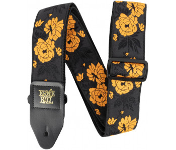 ERNIE BALL 5358 Jacquard Tangerine Rose - Ремень для гитары