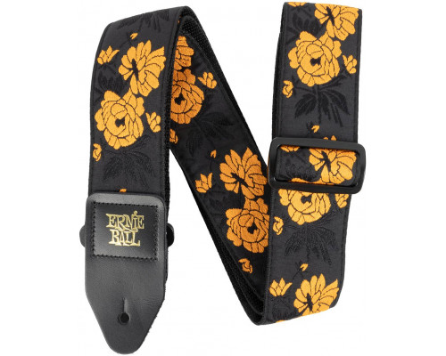 ERNIE BALL 5358 Jacquard Tangerine Rose - Ремень для гитары