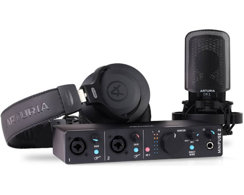 ARTURIA MiniFuse Recording Pack Black - Звуковая карта