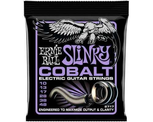 ERNIE BALL 2717 Cobalt Slinky Ultra 10-48 - Струны для электрогитары