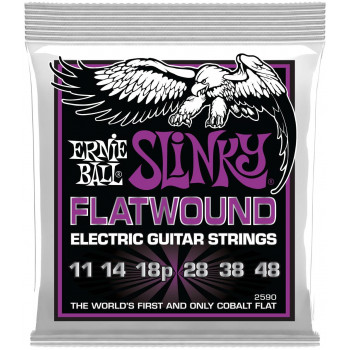 ERNIE BALL 2590 Slinky Flatwound Power 11-48 - Струны для электрогитары