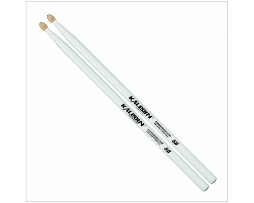 KALEDIN DRUMSTICKS 5B белые - Барабанные палочки граб