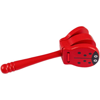 BEE DF301 Ladybug - Кастаньеты на ручке BEE DF301 Ladybug - Кастаньеты на ручке