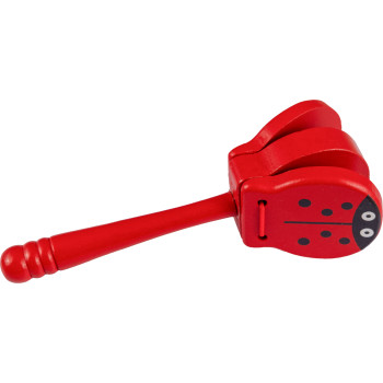 BEE DF301 Ladybug - Кастаньеты на ручке BEE DF301 Ladybug - Кастаньеты на ручке