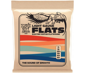 ERNIE BALL 2580 Flatwound Light 11-50 - Струны для электрогитары