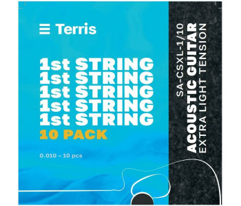 TERRIS SA-CSXL-1/10 - Струна одиночная для акустической гитары