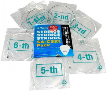 TERRIS SA-CSXL-Pack/3 - Струны для акустической гитары