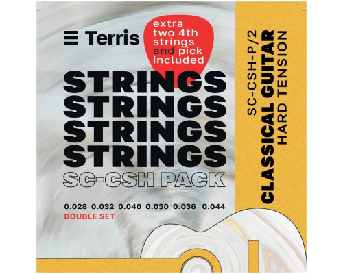TERRIS SC-CSH-Pack/2 - Струны для классической гитары