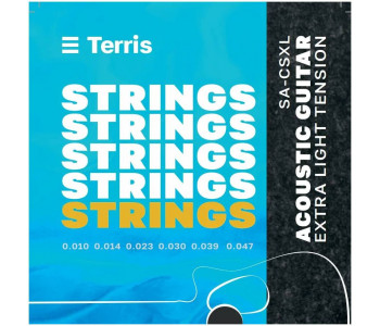 TERRIS SA-CSXL - Струны для акустической гитары