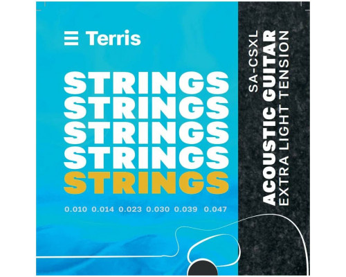 TERRIS SA-CSXL - Струны для акустической гитары