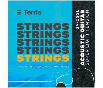 TERRIS SA-CSSL - Струны для акустической гитары