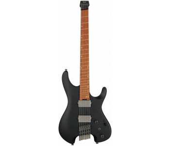 IBANEZ QX52-BKF безголовая электрогитара, 6 струн, HH, наклонные лады,...