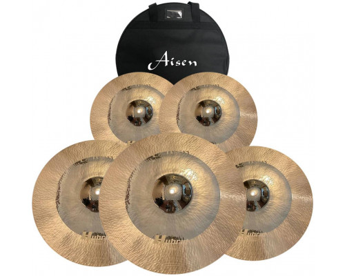 AISEN B20 HYBRID CYMBAL PACK набор тарелок (14,16,18,20) + чехол для тарелок