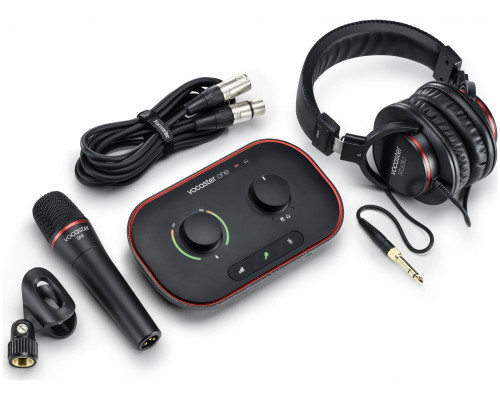 FOCUSRITE Vocaster One Studio Podcast Set - комплект (Vocaster One, наушники,...