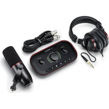 FOCUSRITE Vocaster Two Studio Podcast Set - комплект (Vocaster Two, наушники,...