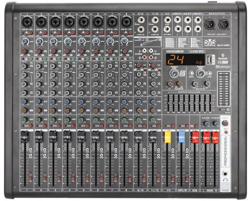 SVS AUDIOTECHNIK AM-12 COMP Микшерный пульт аналоговый, 12-канальный, 24...