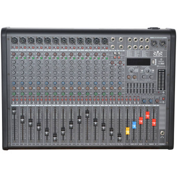 SVS AUDIOTECHNIK AM-16 Микшерный пульт аналоговый, 16-канальный, 24 DSP...