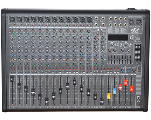 SVS AUDIOTECHNIK AM-16 Микшерный пульт аналоговый, 16-канальный, 24 DSP...
