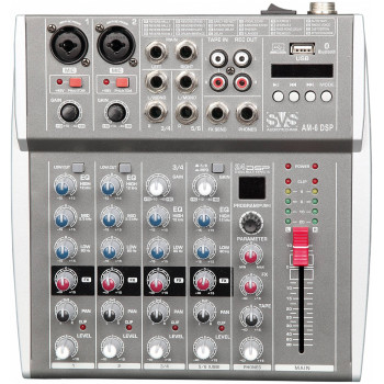 SVS AUDIOTECHNIK AM-6 DSP Микшерный пульт аналоговый, 6-канальный, 24 DSP...