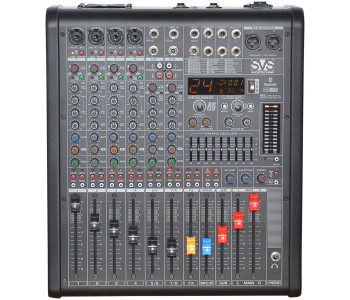 SVS AUDIOTECHNIK PM-8A Активный аналоговый микшерный пульт, 8 каналов,...