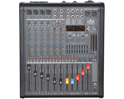 SVS AUDIOTECHNIK PM-8A Активный аналоговый микшерный пульт, 8 каналов,...
