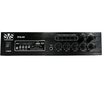 SVS AUDIOTECHNIK STA-60 Радиоузел, 100 В (4, 8, 16 Ом), усилитель мощности...